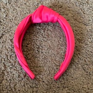 Hot pink knotted headband